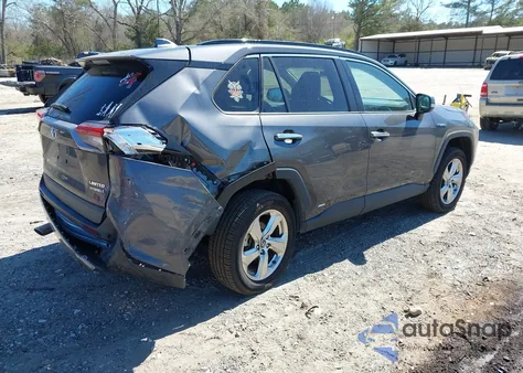 2020 Toyota Rav4 Hybrid Limited из США, поврежденный, VIN 2T3DWRFV3LW086170